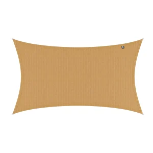 Kopu® Schaduwdoek Rechthoek 2x4 m Waterdicht - Zonnedoek - Zand